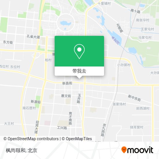 枫尚颐和地图