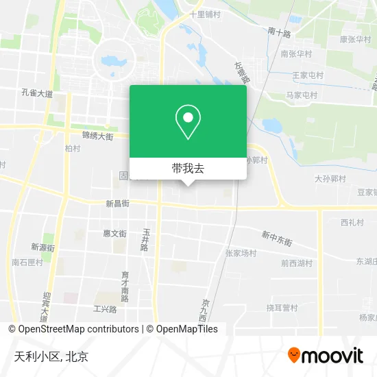 天利小区地图