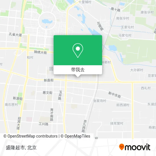 盛隆超市地图