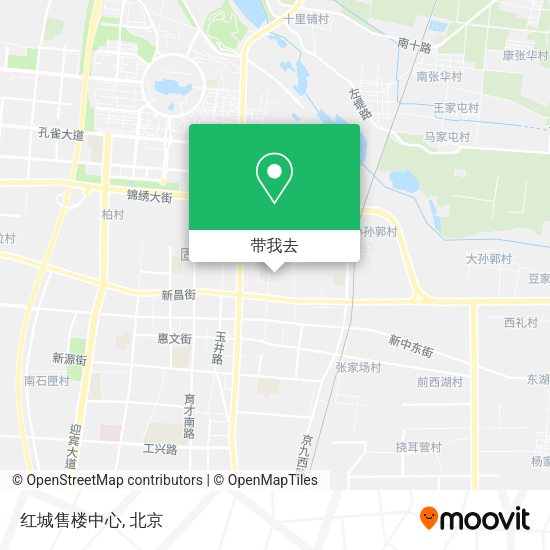 红城售楼中心地图