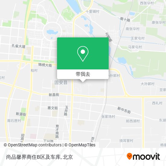 尚品馨界商住B区及车库地图