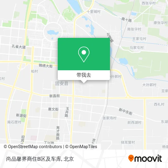 尚品馨界商住B区及车库地图