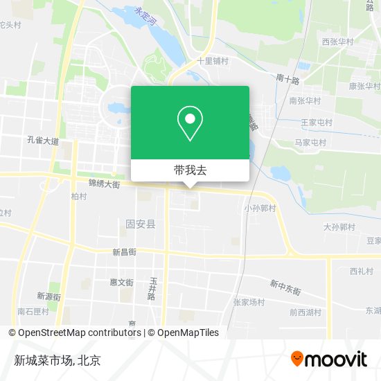 新城菜市场地图
