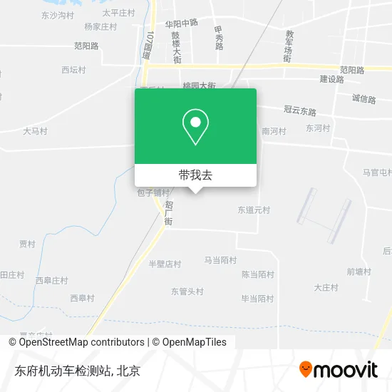 东府机动车检测站地图