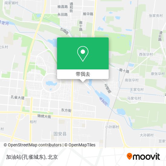 加油站(孔雀城东)地图