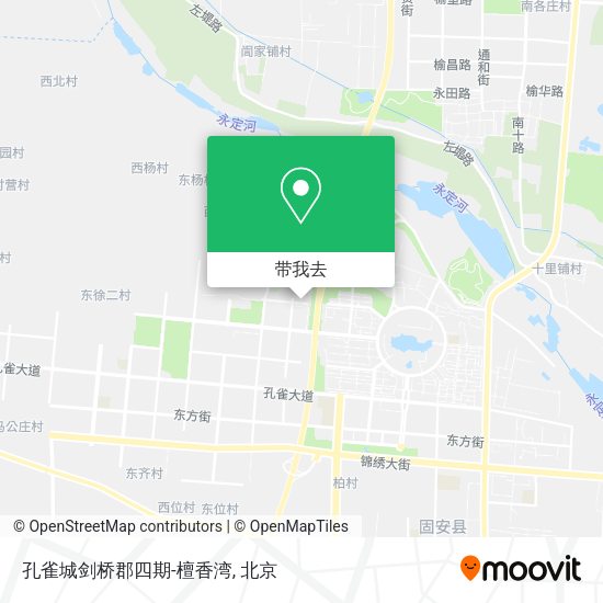孔雀城剑桥郡四期-檀香湾地图