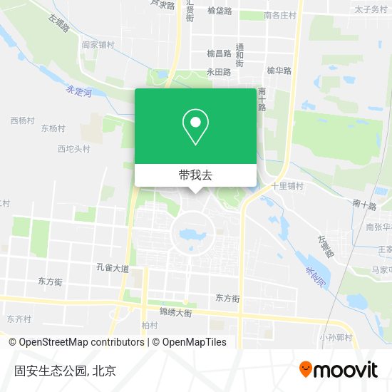 固安生态公园地图