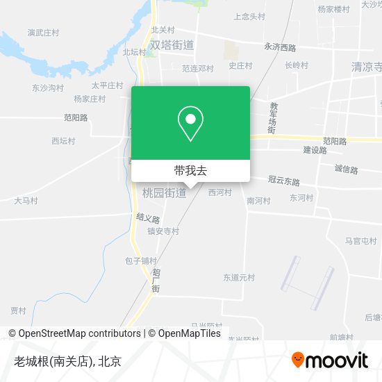 老城根(南关店)地图