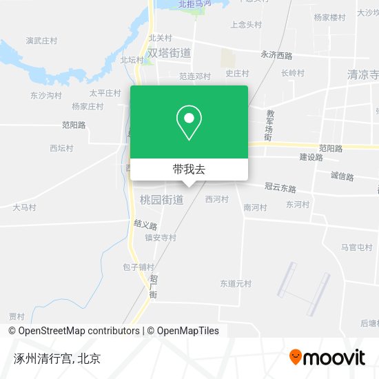 涿州清行宫地图