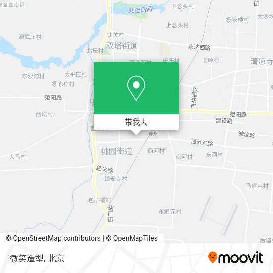 微笑造型地图