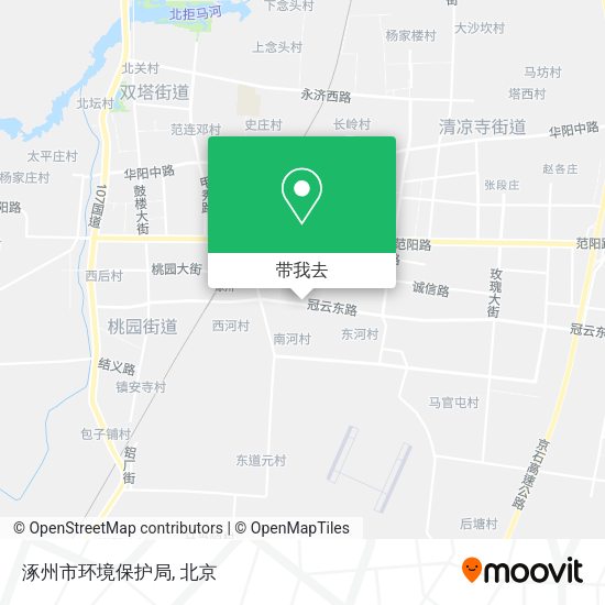涿州市环境保护局地图