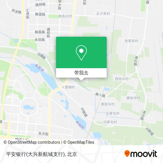 平安银行(大兴新航城支行)地图
