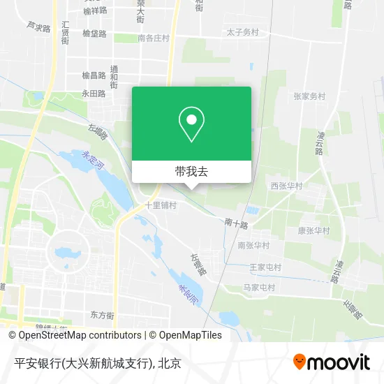 平安银行(大兴新航城支行)地图