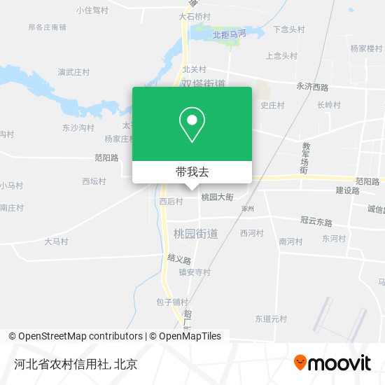 河北省农村信用社地图