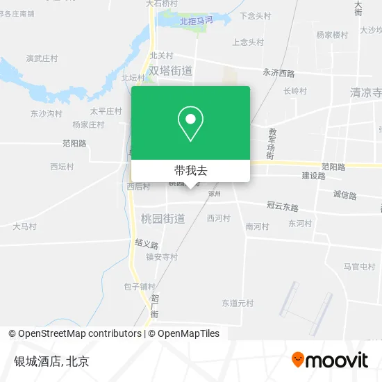 银城酒店地图