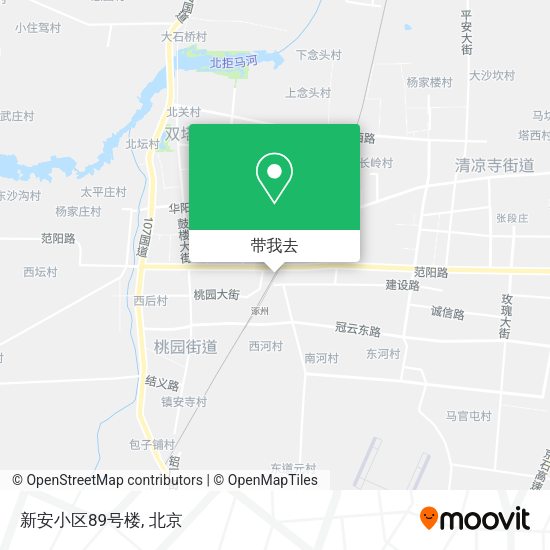 新安小区89号楼地图