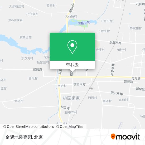 金隅地质嘉园地图