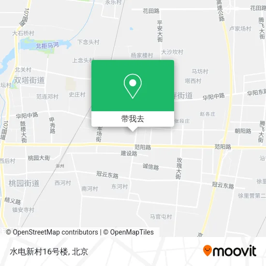 水电新村16号楼地图