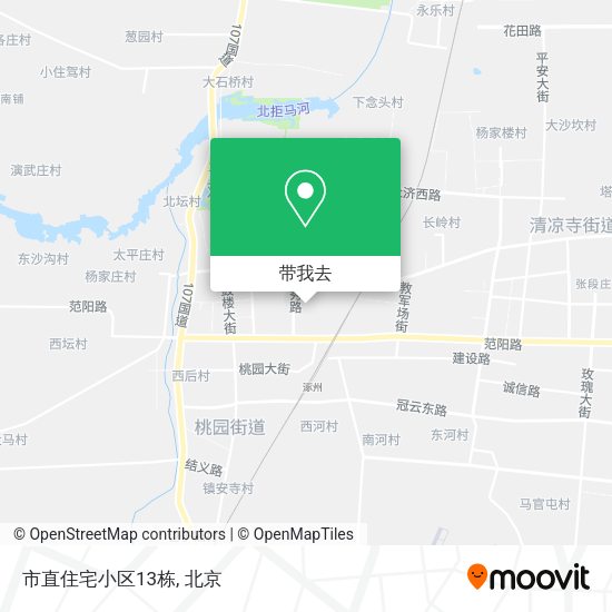市直住宅小区13栋地图