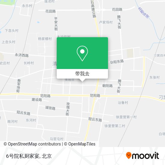 6号院私厨家宴地图