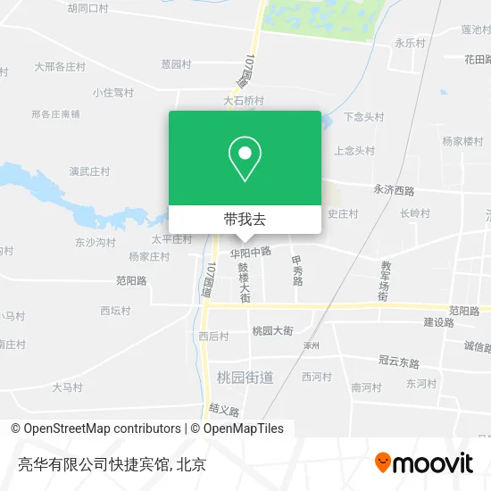亮华有限公司快捷宾馆地图