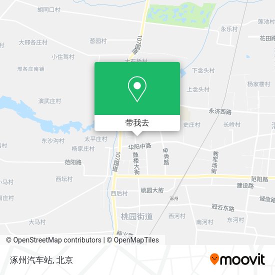 涿州汽车站地图
