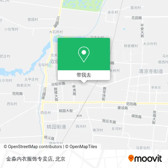 金淼内衣服饰专卖店地图