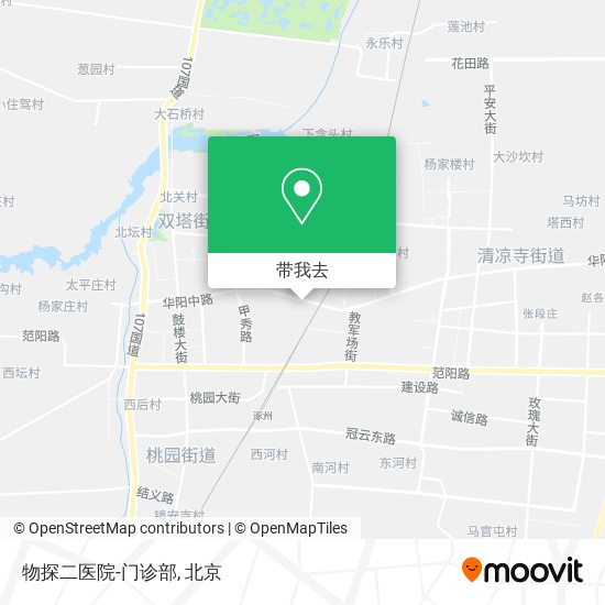 物探二医院-门诊部地图