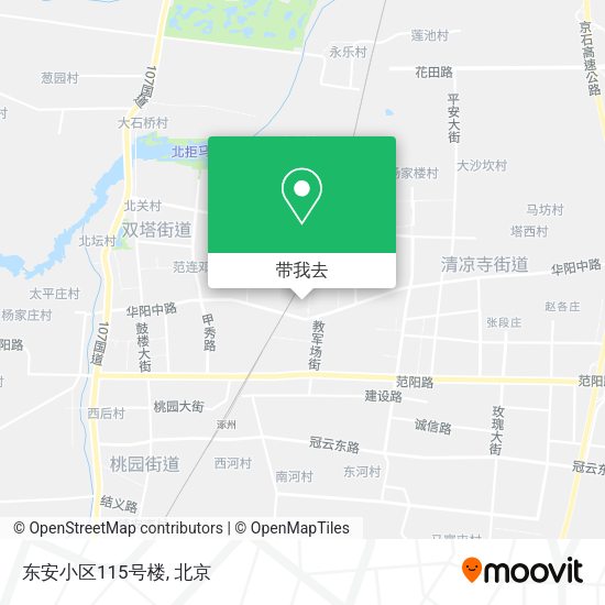 东安小区115号楼地图