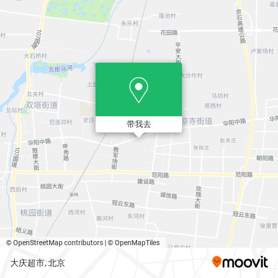 大庆超市地图