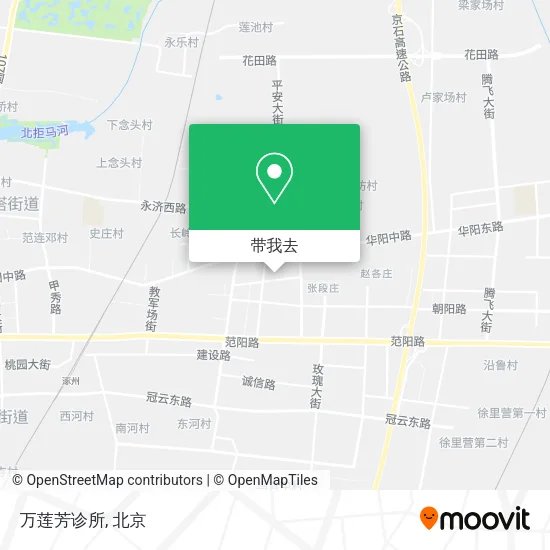 万莲芳诊所地图