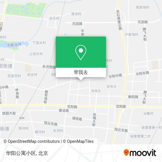 华阳公寓小区地图
