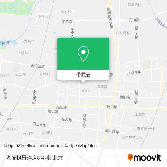 名流枫景洋房8号楼地图
