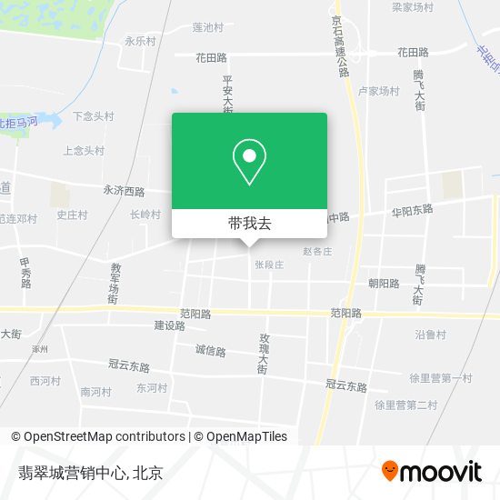 翡翠城营销中心地图