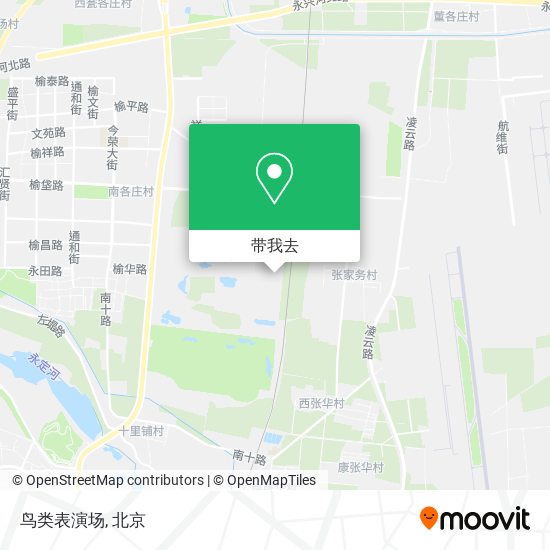 鸟类表演场地图