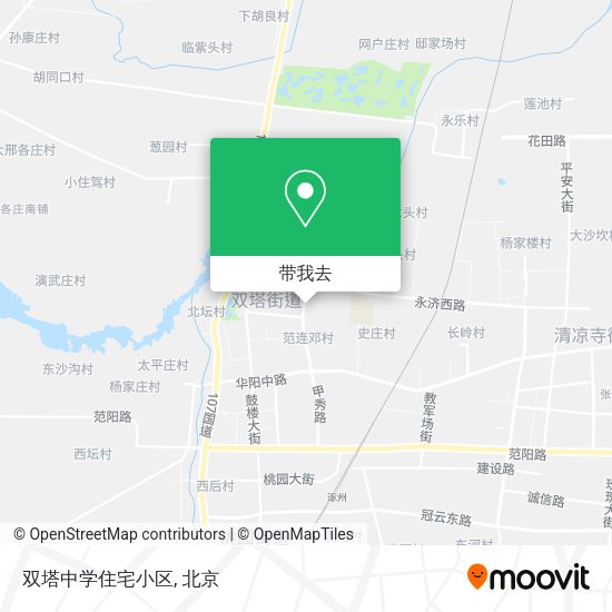 双塔中学住宅小区地图
