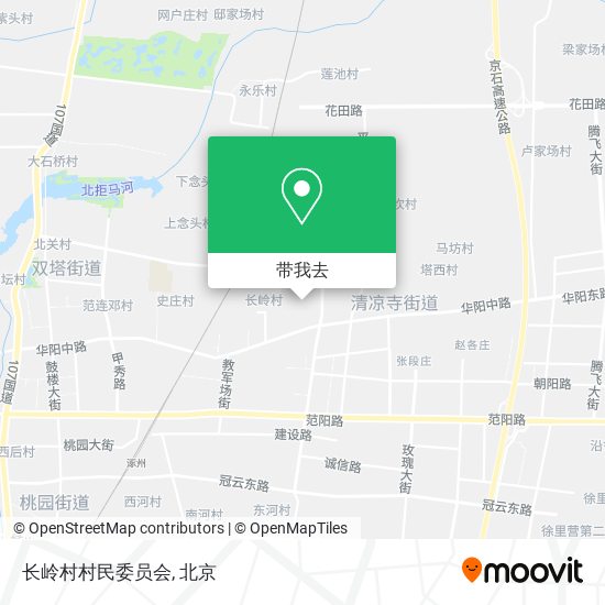 长岭村村民委员会地图