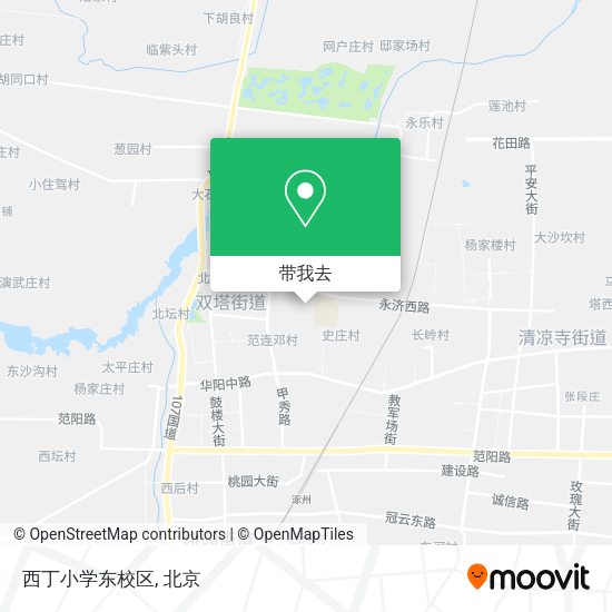 西丁小学东校区地图