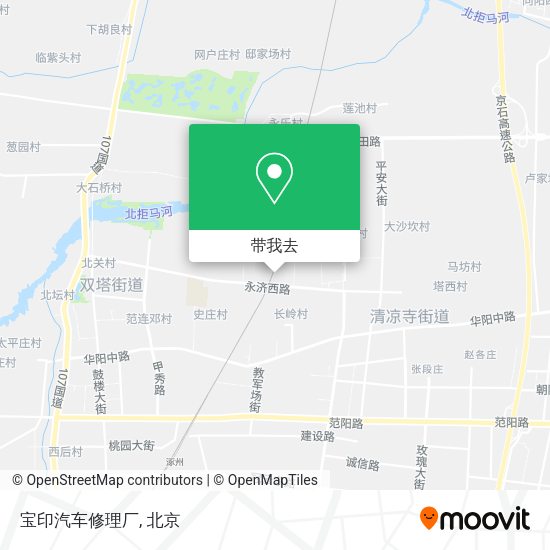 宝印汽车修理厂地图