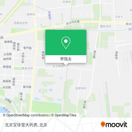 北京宝珍堂大药房地图