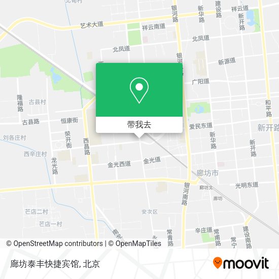 廊坊泰丰快捷宾馆地图
