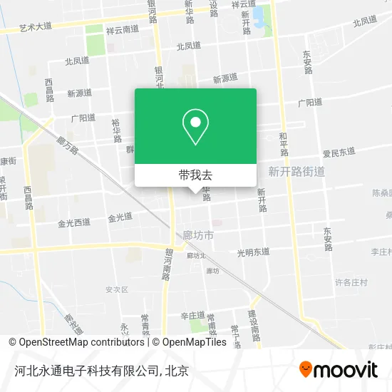 河北永通电子科技有限公司地图