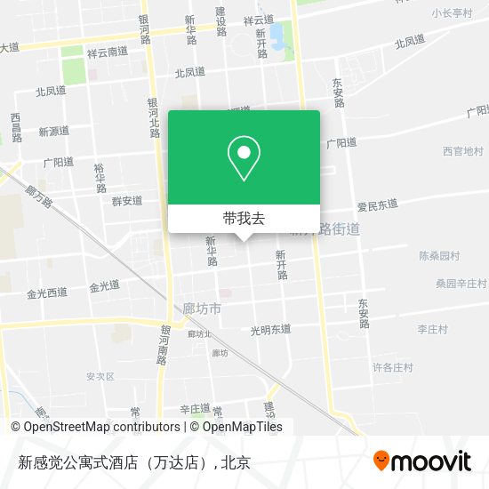 新感觉公寓式酒店（万达店）地图