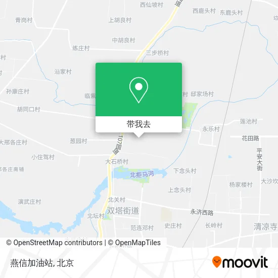 燕信加油站地图