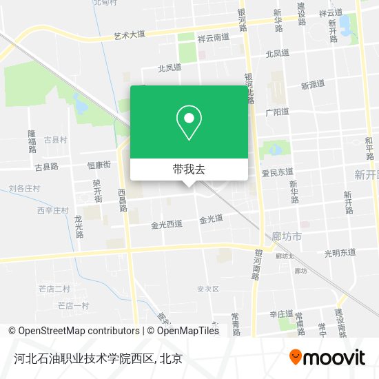 河北石油职业技术学院西区地图