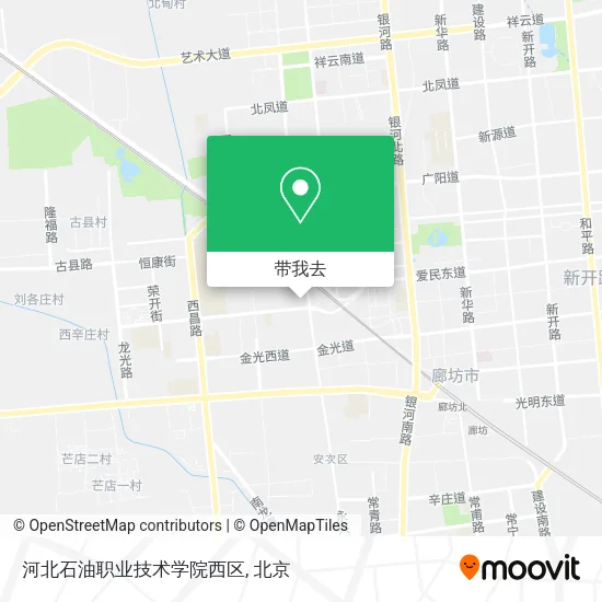 河北石油职业技术学院西区地图