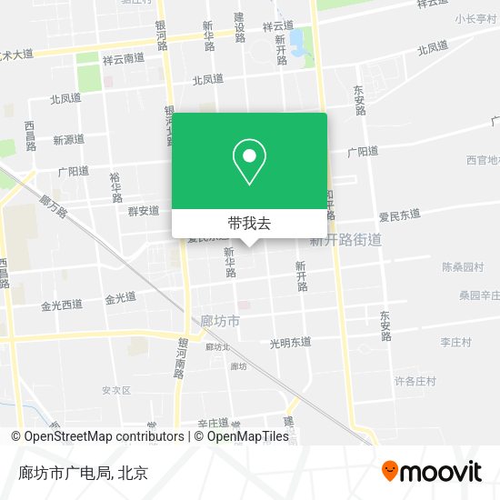廊坊市广电局地图