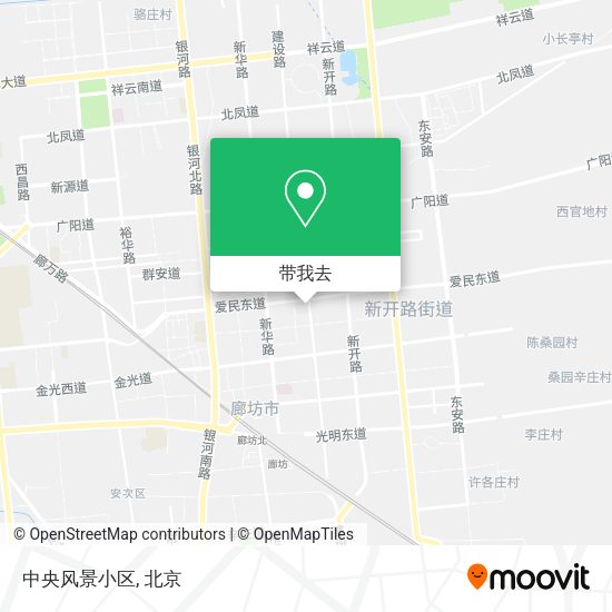 中央风景小区地图