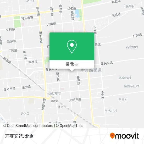 环亚宾馆地图