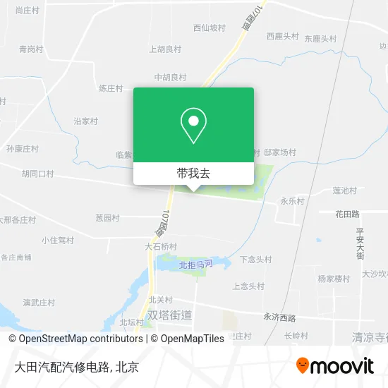 大田汽配汽修电路地图